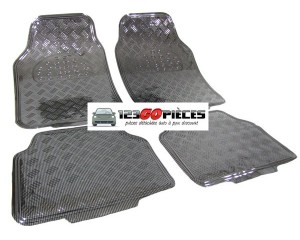 Tapis de Sol Voiture Universel Look Carbone 