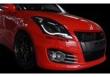 Paire de phares LED BAR TUBE noir pour Suzuki SWIFT 2010-2017 - GO6415585