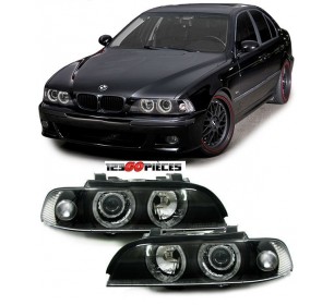 Paire de phares Xénon Facelift Angel eyes BMW serie 5 E39 09/2000 au 06/2003 - GO1223380