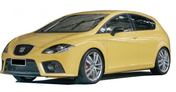 Grille De Calandre Centrale Pour Seat Leon 2 Phase 1 (2005-2009) - Pièce De Rechange Avant - Référence OEM 1P08536679B9
