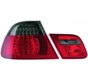 Paire de feux LED rouge/noir pour Bmw E46 Coupé 2003-2006 - GO1215997