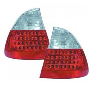 Paire de feux arrière LED rouge / blanc BMW serie 3 E46 (Touring) 2001-2005 - GO1215998