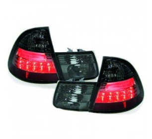 Paire de feux LED, fumé noir pour BMW serie 3 E46 Touring 2001-2005 - GO1215999