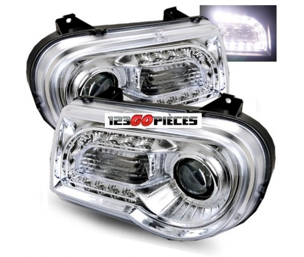 Verre de phare Chrysler 300c LX 3.0 CRD 218 CV 160 KW EXL