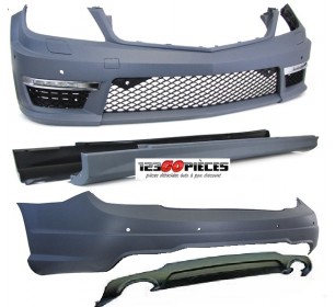 Kit carrosserie look C63 AMG pour Mercedes Classe C (W204) 2011-2014 - GO1672751