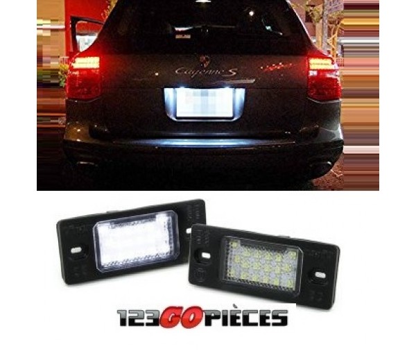 Feux LED éclairage plaque immatriculation Porsche Cayenne + VW Tourareg  2002-2010 34,90 € Pièces Design 123GOPIECES Livraison Offerte pour 2  produits achetés !