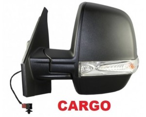 rétroviseur gauche électrique chauffant (noir) Fiat DOBLO CARGO depuis 2010-
