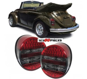 feux arrières LED rouge noir Volkswagen COCCINELLE depuis 1972->> - GO20194