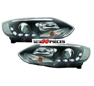 Paire de phares LED, design noir Ford FOCUS 2011->> - GO1418585