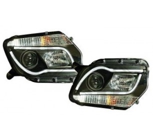 paire de phares LED design Noir DACIA DUSTER 2011-2014 - GO4560385