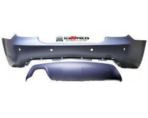 Pare-chocs arrière type Pack M, abs à peindre BMW serie E60 berline 2003-2007