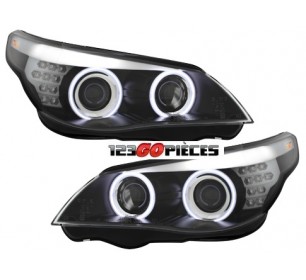 Paire de phares H7+H7 Look F10 Bmw série 5 E60/61 2003-2007 - GO1224780