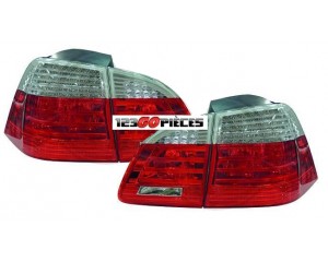 Paire de feux Arrières LED, look Phase 2 BMW E61 Touring Break 2003-2007