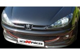 Paire de Phares Avants (H7+H7 POUR H4) Peugeot 206 PHASE 1 LOOK PHASE 2  - GO14513