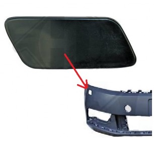 cache lave phare Droit (passager) pare-chocs Avant PASSAT 2010-2014 - GO2248062