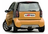 Paire de feux arrières LED noir mat SMART FORTWO 1998-2006 - GO1605996