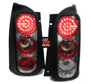 Paire de feux arrières LED noir mat SMART FORTWO 1998-2006 - GO1605996