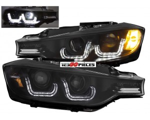 Paire de phares LED H7+H7 Design Xenon BMW série 3 F30 + F31 2011->>