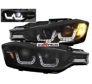Paire de phares LED H7+H7 Design Xenon BMW série 3 F30 + F31 2011->> - GO1217485