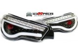 Feux arrières LED Bar Tube cristal noir TOYOTA GT86 2012->> - GO6666695