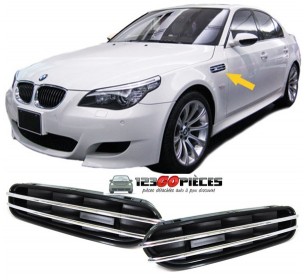 grilles latérales d'ailes BMW série 5 E60 M5 2003-2010 - GO14851