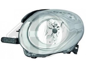 Phare avant Gauche H7 croisement (supérieur) Fiat 500L 2012-2017