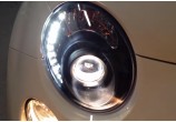 Phares avants + LED noir Fiat 500 à partir de 2007->> - GO3405385