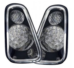 Paire de feux arrieres cristal noir LED BMW MINI R50 R53 2001-2006 - GO1205095