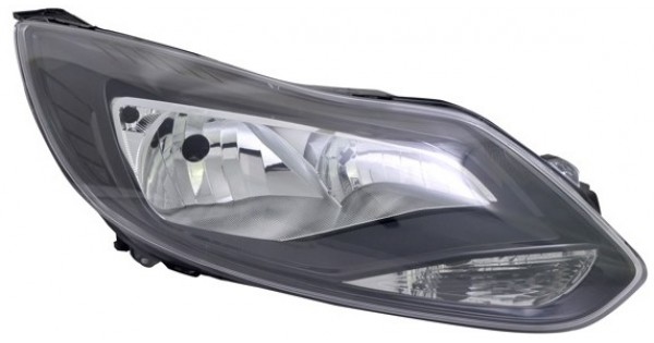 optique ford focus 3 2014 droit sans led chrome main image 1