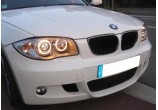 Paire de phares ANGEL EYES chrome BMW série 1 E87 2004-2011 - GO1280480