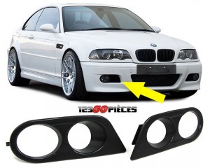 Grilles enjoliveurs de Pare-chocs Avant Design M3 BMW serie 3 E46 