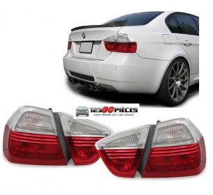 Feux arrières rouge-blanc BMW serie 3 E90 berline 2005-2008 - GO28316