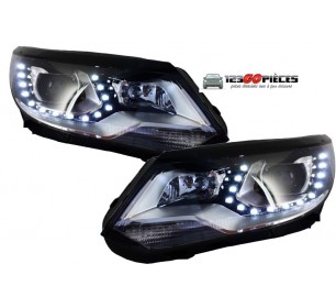 paire de phares LED design Xenon Volkswagen TIGUAN 2011-2016 - GO2255785