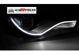 paire de phares avants LED (H7) look Xenon Audi A1 2010-2014 - GO1080385