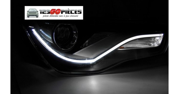 Phare Avant Droit Compatible Audi A1 Phase 1 (2010-2014) | Référence OEM 8X0941004 | Avec Moteur Électrique | Côté Passager