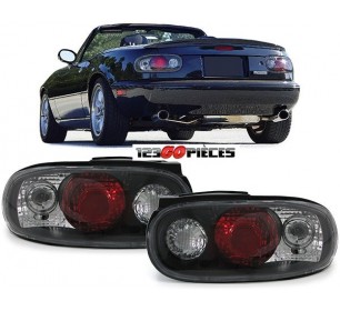 Paire de feux arrières cristal noir Mazda MX5 NA 1989-1998 - GO12362