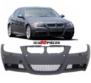 Pare-chocs avant type PACK M (radars) à peindre BMW serie 3 E90 + E91 2005-2008 - GO1216650