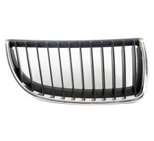 Grille de calandre droite [Noire - Chrome] BMW serie 3 E90 + E91 2005-2008 - GO1216040