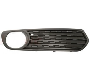Grille Pare-Choc Avant Droite Pour Audi A3 (2008-2012) - Avec Emplacement Antibrouillard, Plastique Noir