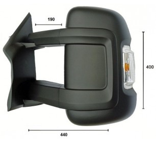Rétroviseur gauche réglage manuel (bras long) DUCATO + BOXER + JUMPER - GO3484623