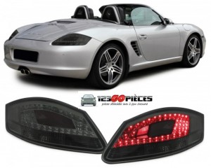 feux arrières LED fumé noir Porsche Boxster 987 2005-2009