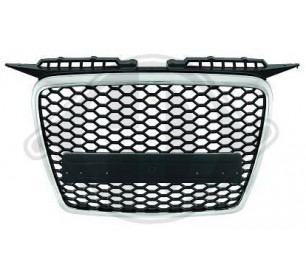 Grille de calandre look RS3 Noir et Chrome Audi A3 8P 2005-2008 - GO1031941