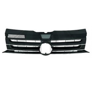 Grille de calandre (noire + chrome) Volkswagen T5 Transporter 01/2010 - 06/2015 - GO2273041