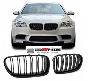 grilles de calandre design pack M (noir brillant) BMW serie 5 F10 2010-2013 - GO27792