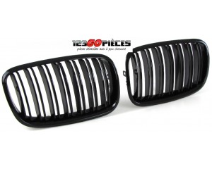 Grilles de calandre Noir Brillant (brillant) BMW X5 E70 + X6 E71 2007-2013