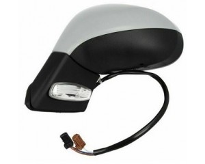 rétroviseur gauche électrique chauffant + rabattable à peindre Peugeot 207 