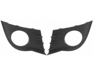 grilles pare chocs avant antibrouillards (droite + gauche) Renault CLIO 3 du 09/2005 - 03/2009