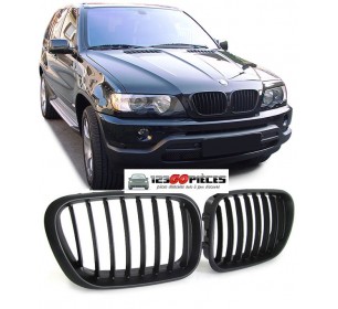 grilles de calandre noir mat BMW X5 E53 1999-2003 - GO1290340