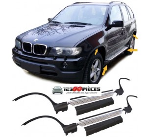 Marche pieds + contours d'ailes pour BMW X5 (E53) 1999-2003 - GO1290032