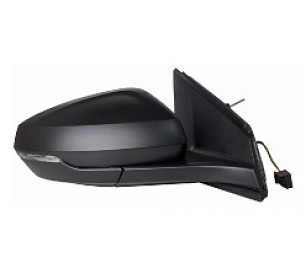Rétroviseur droit électrique, chauffant + feu (coque noire) VW POLO 6 - GO2209224_1